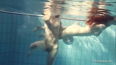 nubile Mia and petra scorching lesbiansis swim bare for you&period; amazingly fabulous youthfull women bare under water&excl; Do you like nudists&quest;