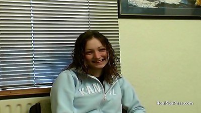 Her very first time doing porn