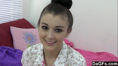 jumpy teen attempts porn